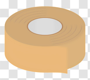 Icon - Brown Roll Of Adhesive Tape Transparent PNG