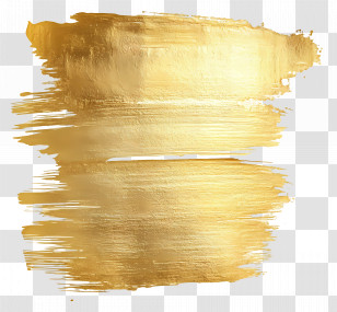 Gold Brush Strokes - Gold Brush Stroke Texture Transparent PNG