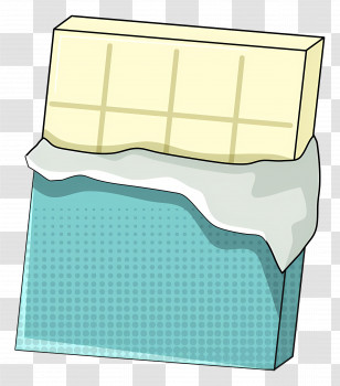 White Chocolate - White Chocolate Bar Illustration Transparent PNG