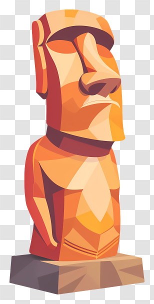 Moai - Easter Island Moai Statue Illustration Transparent PNG