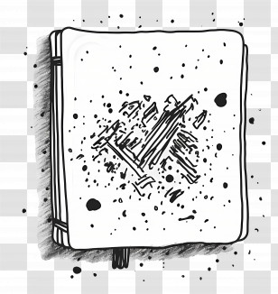 Sketchbook - Artistic Sketchbook Drawing Transparent PNG
