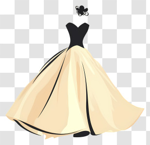 Dress Day - Elegant Ball Gown For Formal Events Transparent PNG