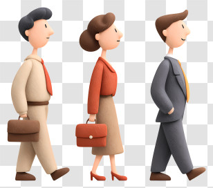 Business People - Business People Walking Transparent PNG