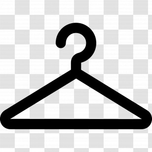 Clothes Hanger - Hanger Silhouette Icon Transparent PNG
