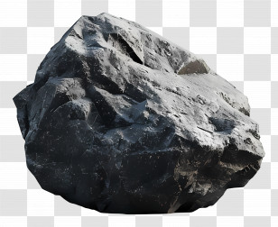 Rock - Dark Gray Rock Element Design Transparent PNG