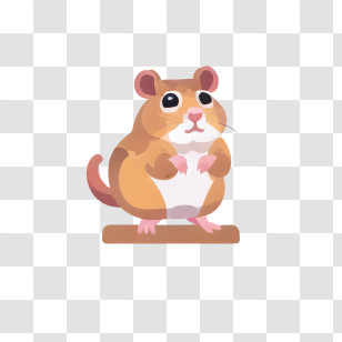 Cute Hamster
 - Cute Hamster Illustration Transparent PNG