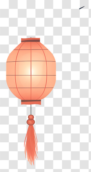 Chinese Lampion - Red Chinese Lantern Decoration Transparent PNG
