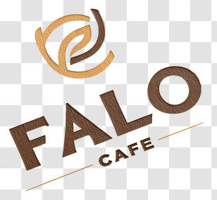 Falo Cafe Logo - FALO Cafe Rustic Logo Transparent PNG