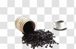 Coffee Cup Espresso Cappuccino Cafe - Bean - Beans Transparent PNG