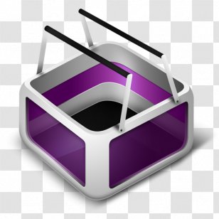 User Download Hex - Rectangle - Orange Shopping Cart Transparent PNG