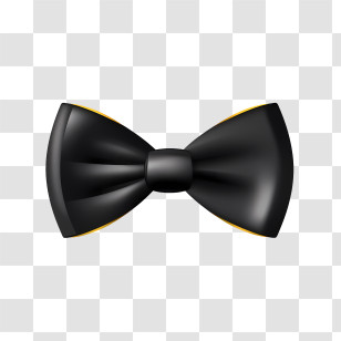 Black Bow Tie
 - Elegant Black Bow Tie Transparent PNG