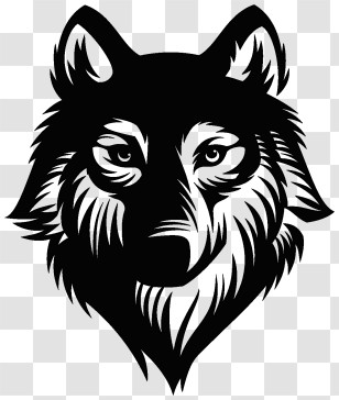 Bear Logo - Wolf Head Silhouette Illustration Transparent PNG