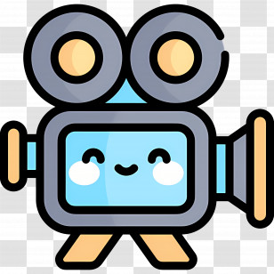 Video Camera - Adorable Cartoon Camera Transparent PNG