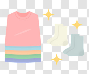 Icon - Colorful Sweater And Socks For Winter Transparent PNG