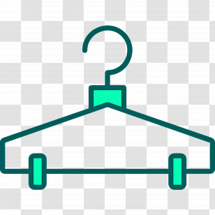 Clothes Hanger - Green Hanger For Clothes Transparent PNG