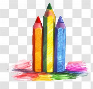 Crayon - Colorful Pencils For Drawing Transparent PNG