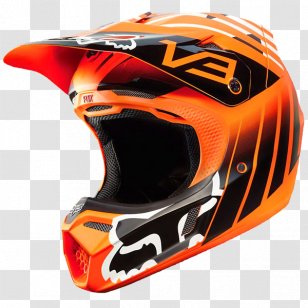 Motorcycle Helmets Fox Racing Motocross - Headgear Transparent PNG