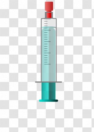 Syringe Sewing Needle Medicine - Designer - Blue Transparent PNG