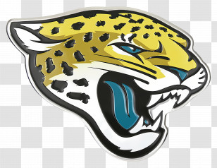 Jacksonville Jaguars - Fierce Jaguar Head Illustration Transparent PNG