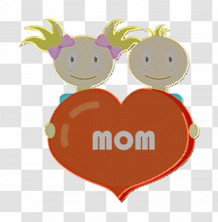 Kids Icon Mom Mother's Day - Heart - Gesture Happy Transparent PNG