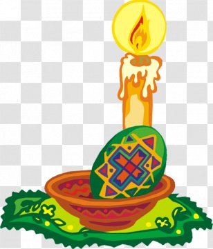 Easter Egg Paschal Candle Holiday Clip Art - Resurrection Of Jesus Transparent PNG