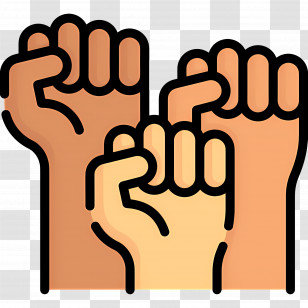Fist Hand - Raised Fists Symbol Transparent PNG
