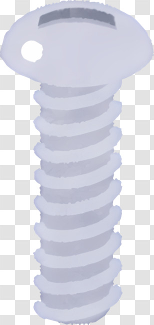 Cartoon - Metal Threaded Screw Transparent PNG
