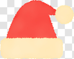 Icon - Santa Hat For Christmas Celebration Transparent PNG