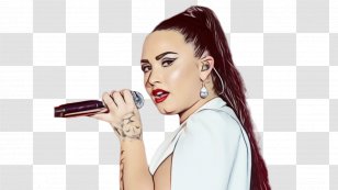 Microphone Hair Coloring Finger Beauty.m - Cheek - Neck Transparent PNG