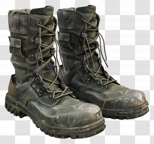 Military Boots - Rugged Boots For Outdoor Exploration Transparent PNG
