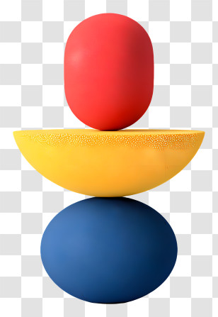 Balance Icon - Abstract Colorful Shapes Transparent PNG