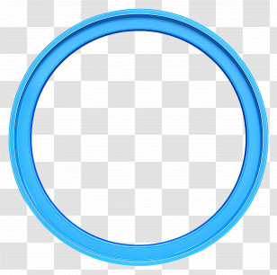 Blue Circle - Blue Circular Frame Illustration Transparent PNG