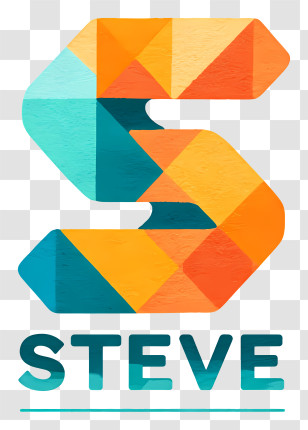 Steve Logo - Geometric 'S' Steve Logo Transparent PNG