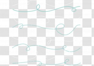 Turquoise Organism Font - Chain - Free Stock Vector Blue Lines Transparent PNG