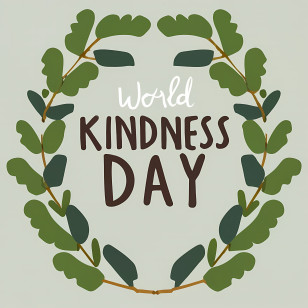 World Kindness Day - World Kindness Day Wreath Design Transparent PNG