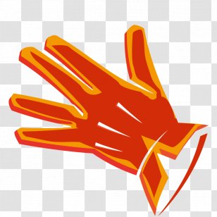 Glove Illustration - Yellow - Vector Accessories Gloves Transparent PNG