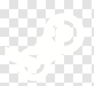 Steam Logo - Abstract White Shapes Transparent PNG