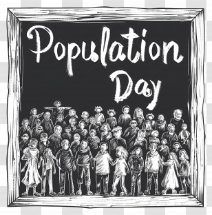 World Population Day - Population Day Awareness Transparent PNG