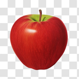 Red Apple - Fresh Red Apple For A Healthy Snack Transparent PNG