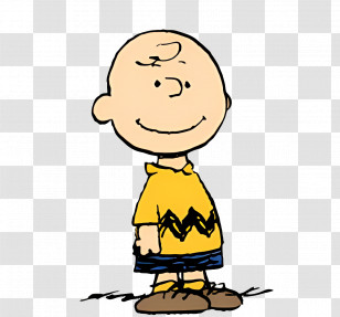 Cartoon Character - Cartoon Boy With Yellow Shirt Smiling Transparent PNG