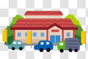 Icon - Small Cute Doodle House Transparent PNG