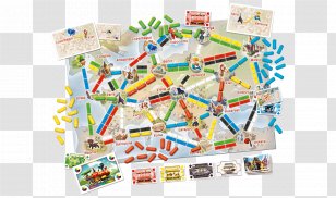 Ticket To Ride: First Journey Train Rail Transport Days Of Wonder Ride Series - Game Transparent PNG