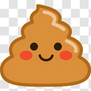 Poo - Smiling Poop Emoji Transparent PNG