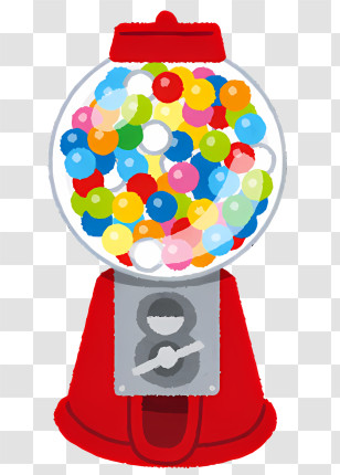 Game - Colorful Gumball Machine Transparent PNG