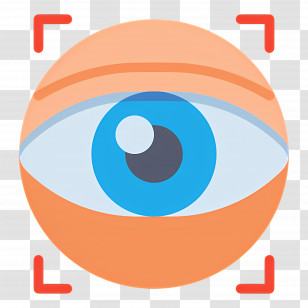 Eye Scanner - Eye Icon With Focus Transparent PNG