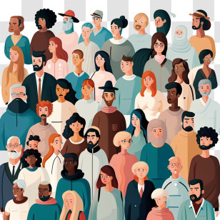 World Population Day
 - Diverse Group Of People In Community Transparent PNG