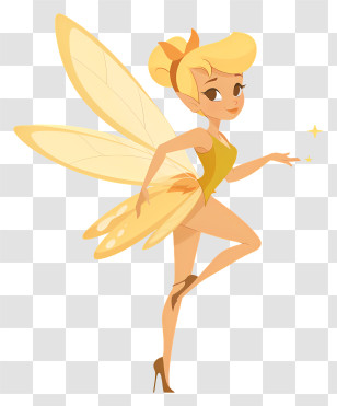 Fairy - Cute Fairy With Wings Transparent PNG