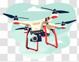 Flying Drone - HD Camera Drone Flying In The Sky Transparent PNG