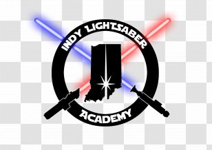 Indy Lightsaber Academy Star Wars Jedi Knight: Logo Anakin Skywalker - Sabre Transparent PNG