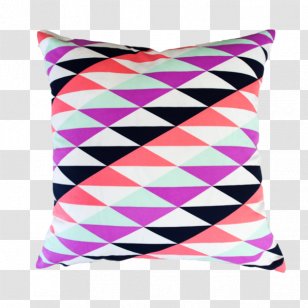 Throw Pillows Cushion Pattern - Magenta - Pillow Transparent PNG
